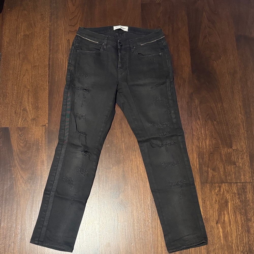 Zadig & Voltaire Men's Charcoal Skinny Jeans